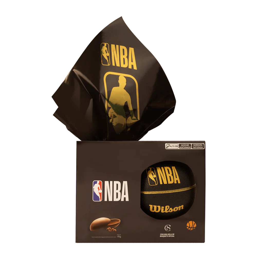 Ovo de Páscoa ao Leite Chocoesportes Bola NBA 170g